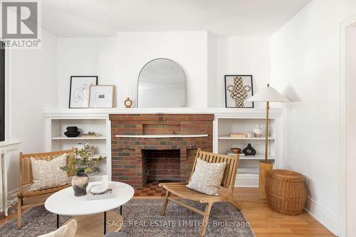 77 Kings Park Boulevard, Toronto, ON - Indoor Photo Showing Living Room With Fireplace