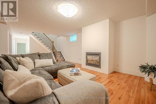 35 Adelaide Street, Barrie, ON - Indoor Photo Showing Living Room With Fireplace
