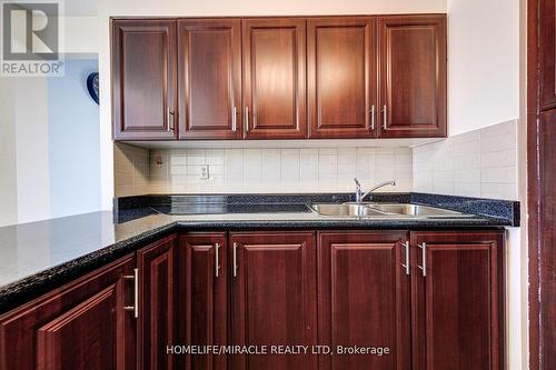 1509 - 400 Mclevin Avenue, Toronto, ON - Indoor Photo Showing Kitchen With Double Sink