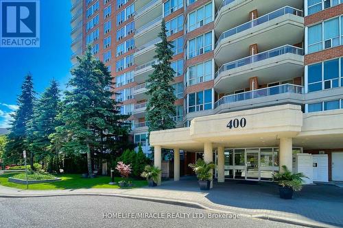 1509 - 400 Mclevin Avenue, Toronto, ON - Outdoor With Balcony With Facade