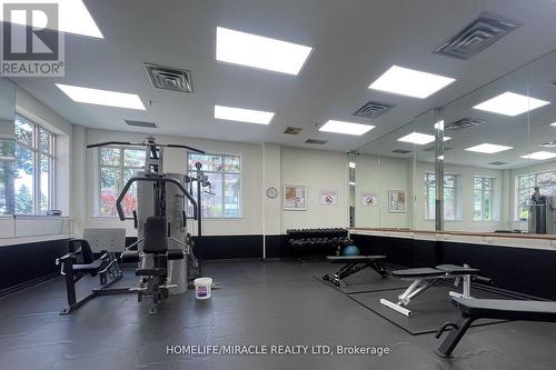 1509 - 400 Mclevin Avenue, Toronto, ON - Indoor Photo Showing Gym Room