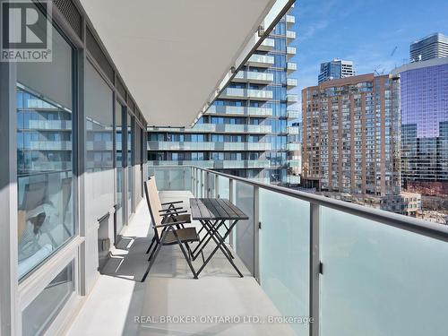 1002 - 65 St Mary Street, Toronto, ON - Outdoor With Balcony