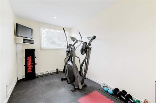 672 Maclaren Drive, Burlington, ON - Indoor Photo Showing Gym Room