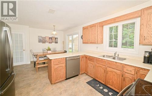 298 Crocket Street, Fredericton, NB - Indoor Photo Showing Kitchen With Double Sink