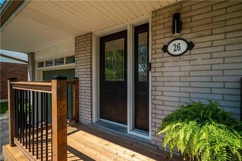 26 Elkwood Drive, Hamilton, ON - Outdoor With Deck Patio Veranda With Exterior