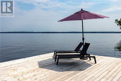 1044 Lawland Hts Rd, Gravenhurst, ON - Outdoor With Body Of Water With Deck Patio Veranda With View