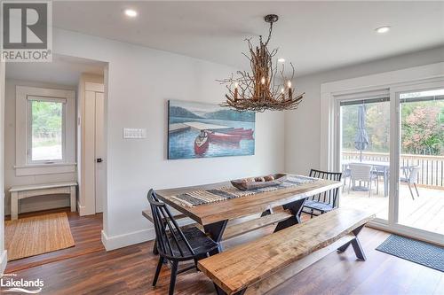 Dining area - 1021 Marina Road, Huntsville, ON - Indoor