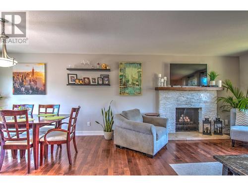 1903 19 Street, Vernon, BC - Indoor Photo Showing Living Room With Fireplace