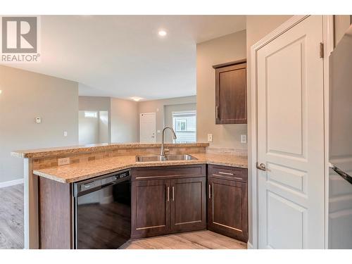 61 Antoine Road Unit# 1 Lot# 1, Vernon, BC - Indoor Photo Showing Kitchen With Double Sink