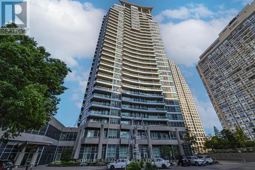 502 - 33 Elm Drive W, Mississauga, ON - Outdoor With Balcony With Facade