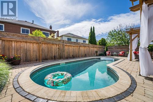 879 Ridge Valley Drive, Oshawa, ON - Outdoor With In Ground Pool With Backyard
