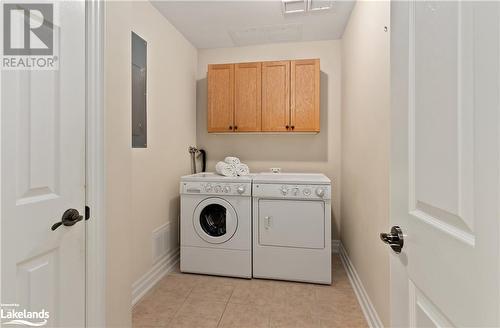 In-suite laundry room - 130 Steamship Bay Road Unit# 305, Gravenhurst, ON - Indoor Photo Showing Laundry Room