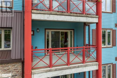 Exterior view of the Balcony - 130 Steamship Bay Road Unit# 305, Gravenhurst, ON - 