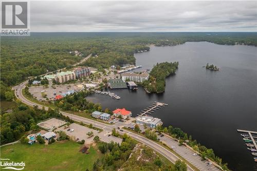 Aerial view of Lake Muskoka - 130 Steamship Bay Road Unit# 305, Gravenhurst, ON - Outdoor With Body Of Water With View