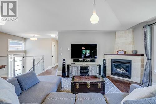 194 Sylvan Avenue, Toronto, ON - Indoor Photo Showing Living Room With Fireplace