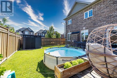 34 Purdy Place, Clarington, ON - Outdoor With Above Ground Pool