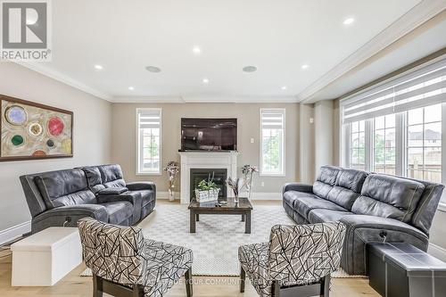 2510 Stallion Drive, Oshawa, ON - Indoor Photo Showing Living Room With Fireplace