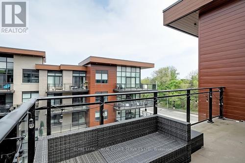 447 - 1575 Lakeshore Road W, Mississauga, ON - Outdoor With Balcony With Exterior