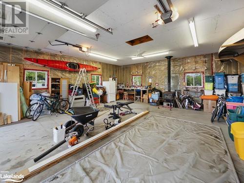 garage - 55 Forest Street, Parry Sound, ON - Indoor Photo Showing Garage