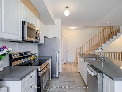 29 Red Maple Lane, Barrie, ON - Indoor Photo Showing Kitchen With Double Sink