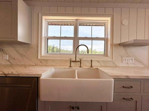 Lot 12 Zig Zag Island, Kenora, ON - Indoor Photo Showing Kitchen With Double Sink