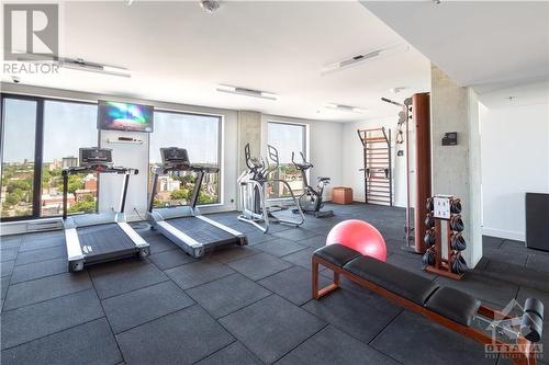 20 Daly Avenue Unit#2205, Ottawa, ON - Indoor Photo Showing Gym Room
