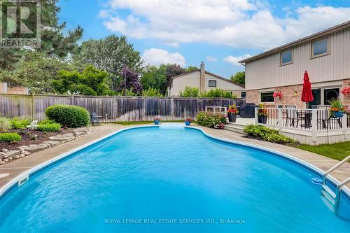 7255 Bendigo Circle, Mississauga, ON - Outdoor With In Ground Pool With Deck Patio Veranda With Backyard