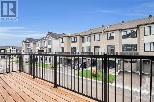 Images provided are to showcase builder finishes. Some photos have been virtually staged. - 601 Quilter Row, Ottawa, ON - Outdoor With Balcony With Exterior
