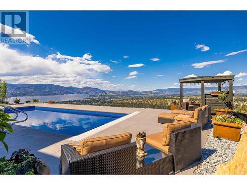 750 Kuipers Crescent, Kelowna, BC - Outdoor With In Ground Pool With View