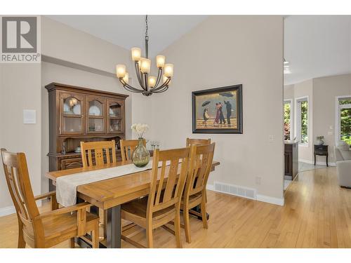 2203 Shannon Woods Place, West Kelowna, BC - Indoor Photo Showing Dining Room