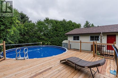 615 Oxford Street, Kemptville, ON - Outdoor With Above Ground Pool With Exterior