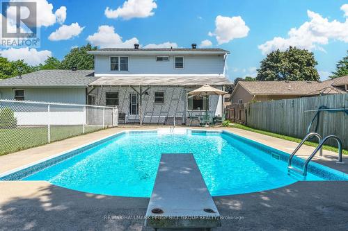 30 Clover Avenue, Barrie, ON - Outdoor With In Ground Pool With Deck Patio Veranda