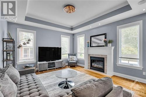 11 Phillip Drive, Ottawa, ON - Indoor Photo Showing Living Room With Fireplace