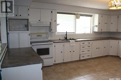 513 Bertrand Avenue, Radville, SK - Indoor Photo Showing Kitchen With Double Sink