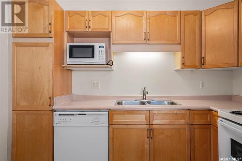 103 505 Main Street, Saskatoon, SK - Indoor Photo Showing Kitchen With Double Sink