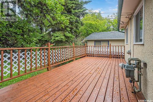 1302 Egbert Avenue, Saskatoon, SK - Outdoor With Deck Patio Veranda With Exterior