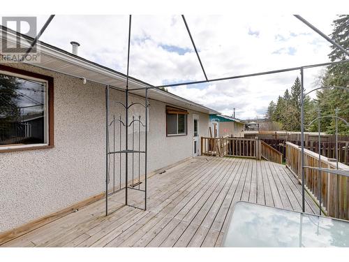 7737 Loyola Drive, Prince George, BC - Outdoor With Deck Patio Veranda With Exterior