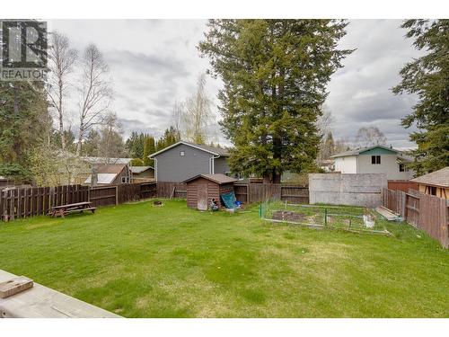 7737 Loyola Drive, Prince George, BC - Outdoor With Backyard