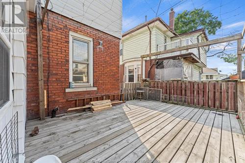 469 Langlois Avenue, Windsor, ON - Outdoor With Deck Patio Veranda With Exterior