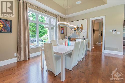 The diining room is spacious enough for hosting family dinners and celebrations. - 6163 Pebblewoods Drive, Ottawa, ON - Indoor Photo Showing Dining Room