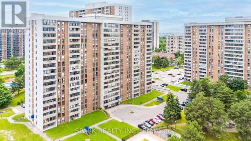 1102 - 25 Kensington Road, Brampton, ON - Outdoor With Balcony With Facade