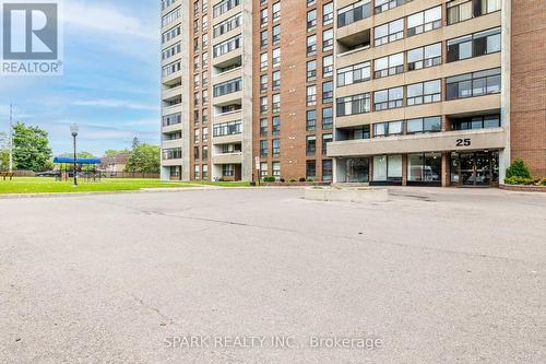 1102 - 25 Kensington Road, Brampton, ON - Outdoor With Balcony With Facade