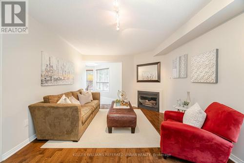 2710 Quails Run, Mississauga, ON - Indoor Photo Showing Living Room With Fireplace