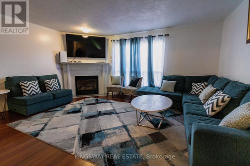 10 - 384 Limeridge Road E, Hamilton, ON - Indoor Photo Showing Living Room With Fireplace