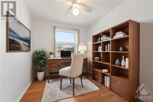 This photo has been virtually staged. - 4 Castlebrook Lane Unit#C, Ottawa, ON - Indoor Photo Showing Office
