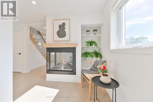 22 Donora Drive, Toronto, ON - Indoor With Fireplace