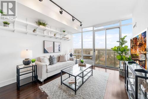 2404 - 15 Windermere Avenue, Toronto, ON - Indoor Photo Showing Living Room