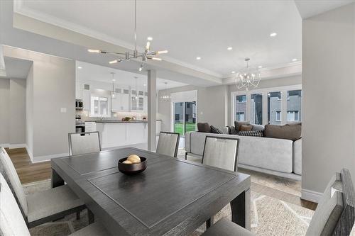 447 A Stone Church Road W, Hamilton, ON - Indoor Photo Showing Dining Room