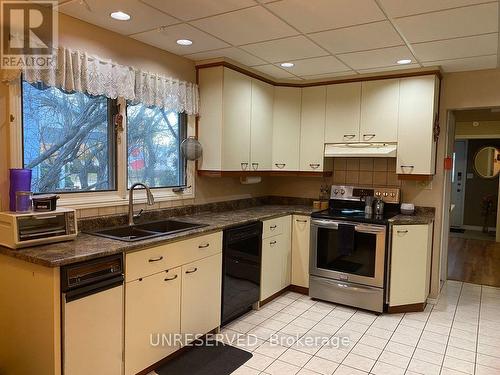 96 Main Street W, Chatham-Kent, ON - Indoor Photo Showing Kitchen With Double Sink