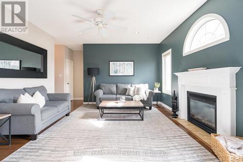 159 Tunbridge Road, Barrie, ON - Indoor Photo Showing Living Room With Fireplace
